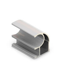 Эконом, Ручка открытая, белый глянец, 5,4 м, анод. (AE0453.AP540.WHGPC.CJ)