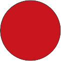 Заглушка самоклеящаяся, цвет Красный Чили, эксцентрик, D17 (70 шт/лист) (Красный/D17)