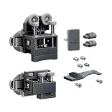 Комплект фурнитуры WingLine L 12 кг, MEDIUM, с функцией самозакрывания, цвет антрацит, левый (БЕЗ ПЕТЕЛЬ) (9339384)