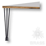 Опора мебельная, чёрный (KMA-0005-0710-B13)