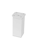 Опора мебельная, квадратная, регулируемая, 40х40x100 мм,белая (NK002/100/W)