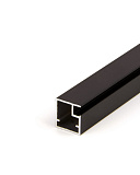Рамочный профиль, ширина видимой части 20 мм цвет чёрный матовый, длина 5,8 м (4470/Bl)