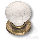 Ручка кнопка керамика, паутинка/старая бронза (3005-40-000-08)