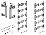 Комплект фурнитуры WingLine 230 для 2 складных дверей, левый и правый (9225395)