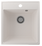 Кухонная мойка ULGRAN компактная 425x485 мм, кварц, цвет жасмин  (Forte 425-01)