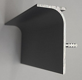 Вертикальная ручка L, цвет чёрный матовый, длина 5,8 м  (2517/2587/Bl)