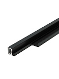 Рамочный профиль с интегрированной ручкой 250 мм.цвет матовый чёрный, длина 2,7 м (4337/Bl)