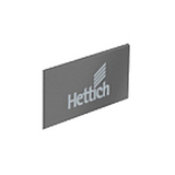 Заглушка на боковину ArciTech с логотипом Hettich,цвет антра цит (9123005)