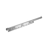 Направляющая Quadro 25 2D Silent System, 25 кг, NL300, частичного выдвижения, надвижного монтажа, EB21, правая (9318524)