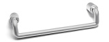 Ручка скоба, коллекция "Air", 128 мм, цвет хром матовый (AS012-128SC)