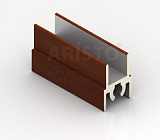 Профиль горизонтальный верхний, орех итальянский, 5,4 м