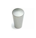 Ручка кнопка, пластик ABS, цвет - хром матовый  (K03 SC (03))