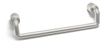 Ручка скоба, коллекция "Air", 128 мм, цвет брашированный сатиновый никель (AS012-128BSN)