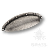 Ручка раковина, серебро 64 мм (4100.064 Anik Silver)