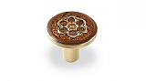 Ручка кнопка Золото/эмаль бруно Т475 (TS) (FB-019 000 золото/эмаль)