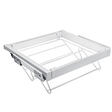 Полка для обуви, белая, с доводчиком, полного выдвижения (WG-POBUW60-10)